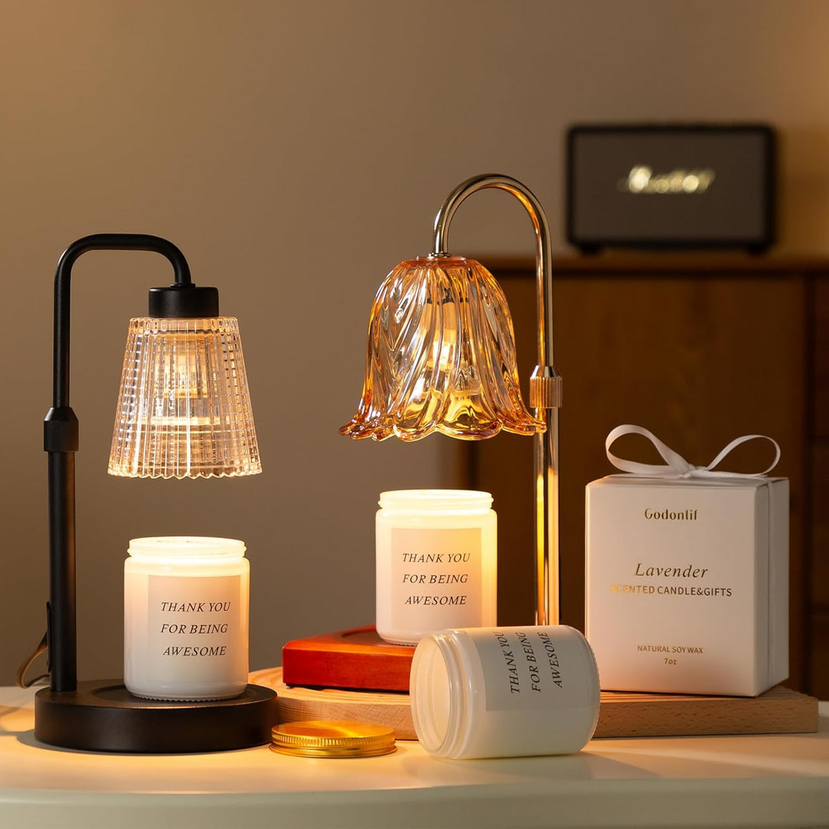 Candle Warmer Lamp with Timer