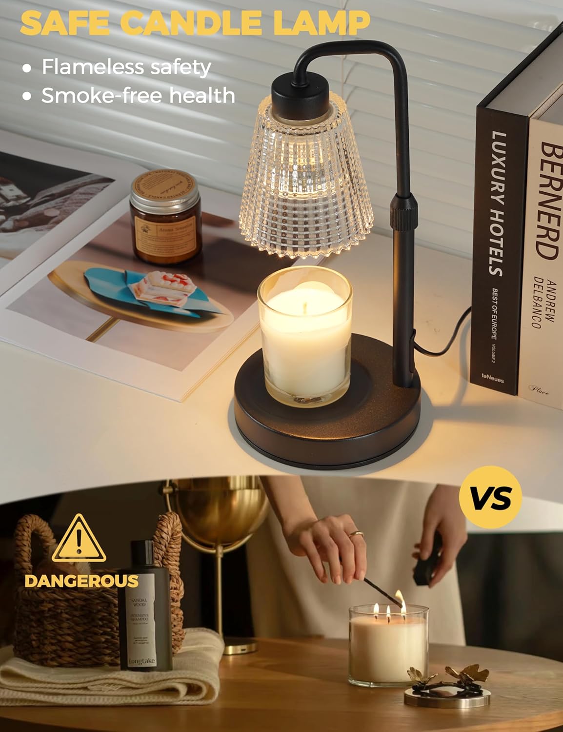 Candle Warmer Lamp with Timer